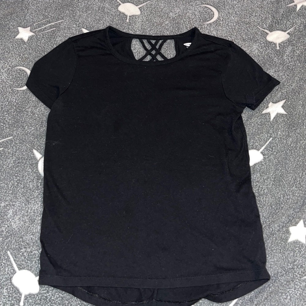 This is a simple black Old Navy shirt but material is awesome!